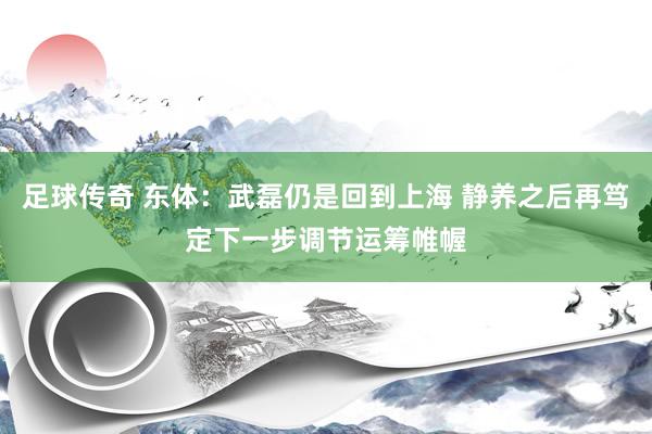 足球传奇 东体：武磊仍是回到上海 静养之后再笃定下一步调节运筹帷幄